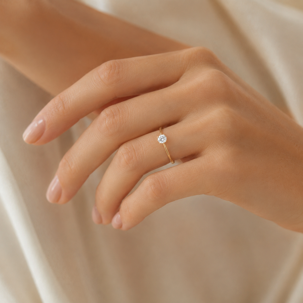 Ring aus 585 Gold mit 1 Lab Grown Diamant 0,75 ct von ONE ELEMENT – Bild 2