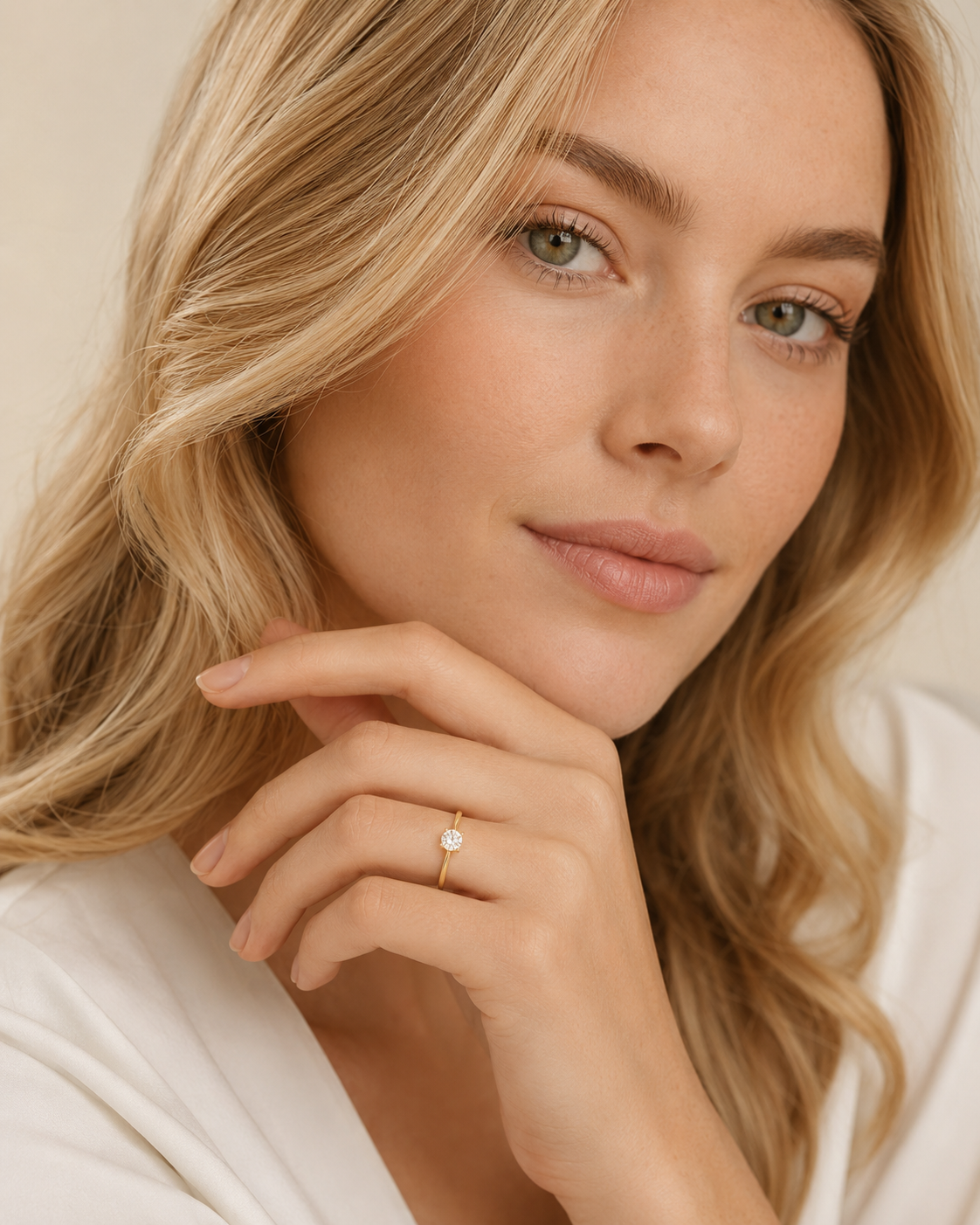 Diamantring aus 585er Gelbgold mit Lab-Grown-Diamant, 0,75 ct – weitere Ansicht 2