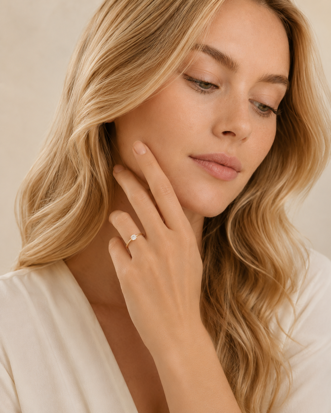 Diamantring aus 585er Gelbgold mit Lab-Grown-Diamant, 0,75 ct – weitere Ansicht 4