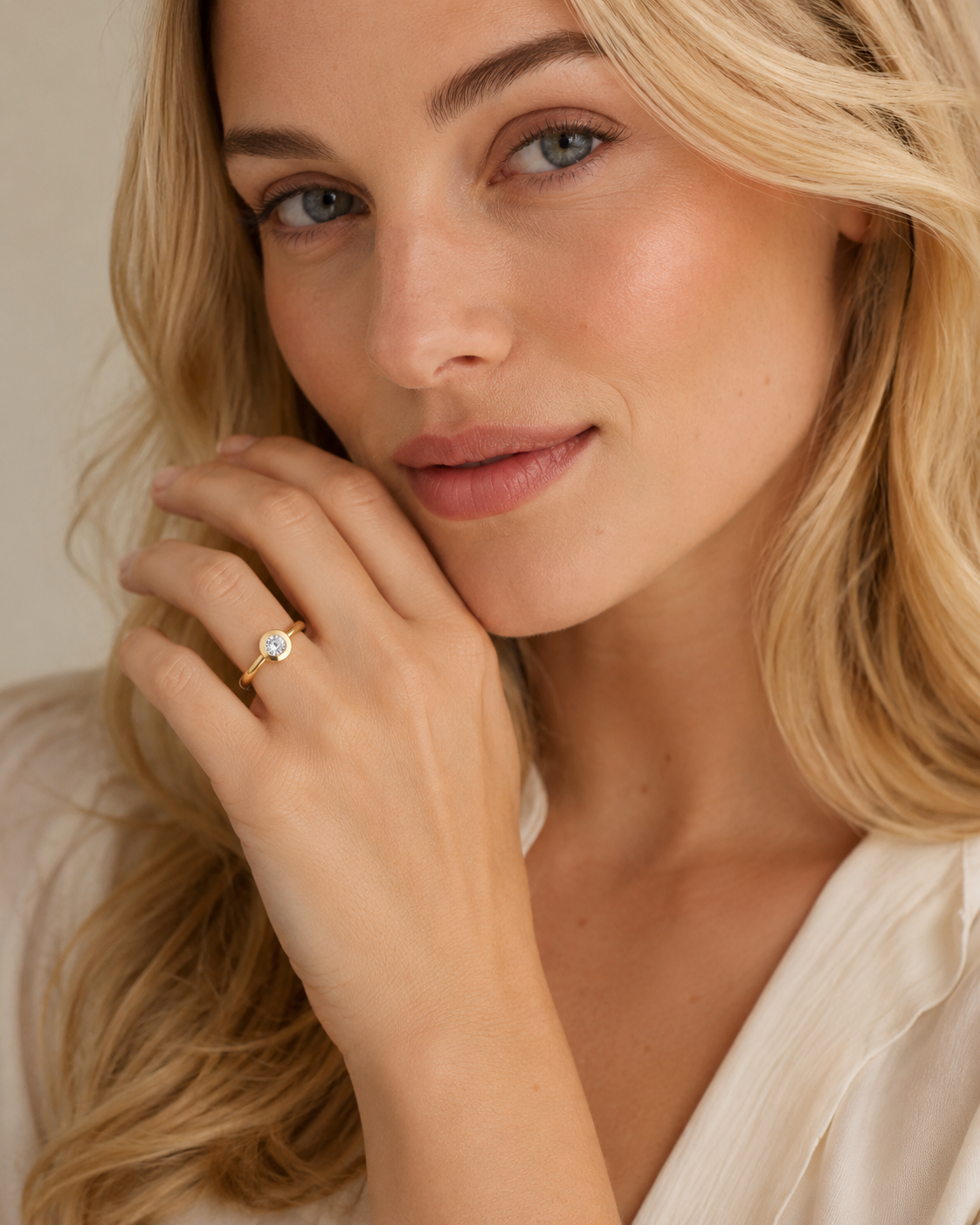 Diamantring aus 585er Gelbgold mit Lab-Grown-Diamant, 1 ct – weitere Ansicht 2