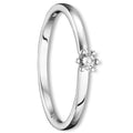0.07 ct Diamant Brillant Ring aus 585er Weißgold von ONE ELEMENT – Bild 1