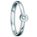 0.05 ct Diamant Brillant Ring aus 585er Weißgold von ONE ELEMENT – Bild 1