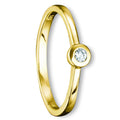 0.07 ct Diamant Brillant Ring aus 585er Gelbgold von ONE ELEMENT – Bild 1