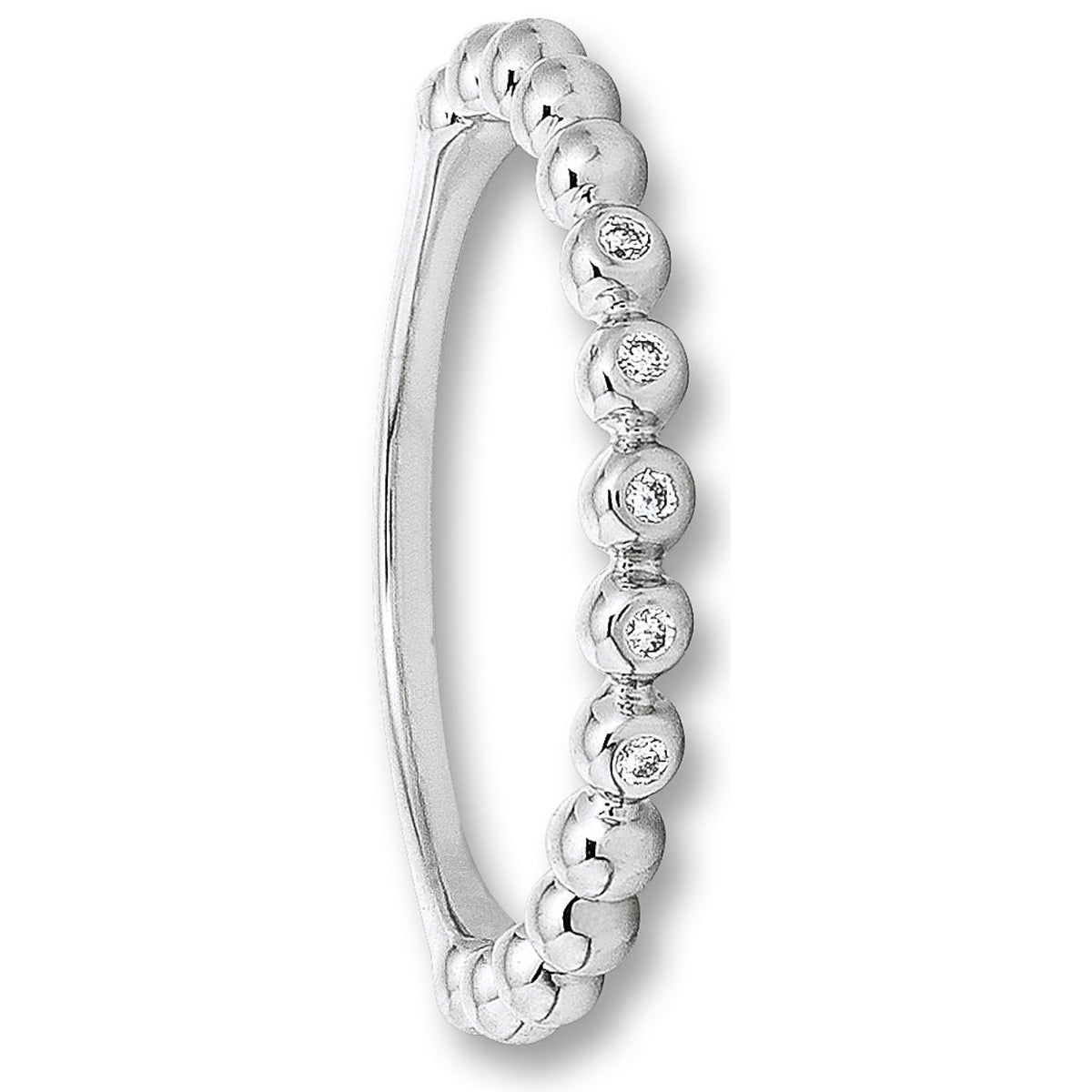 0.04 ct Diamant Brillant Ring aus 585er Weißgold von ONE ELEMENT – Bild 1