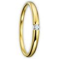 0.04 ct Diamant Brillant Ring aus 585er Gelbgold von ONE ELEMENT – Bild 1