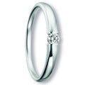 0.09 ct Diamant Brillant Ring aus 585er Weißgold von ONE ELEMENT – Bild 1