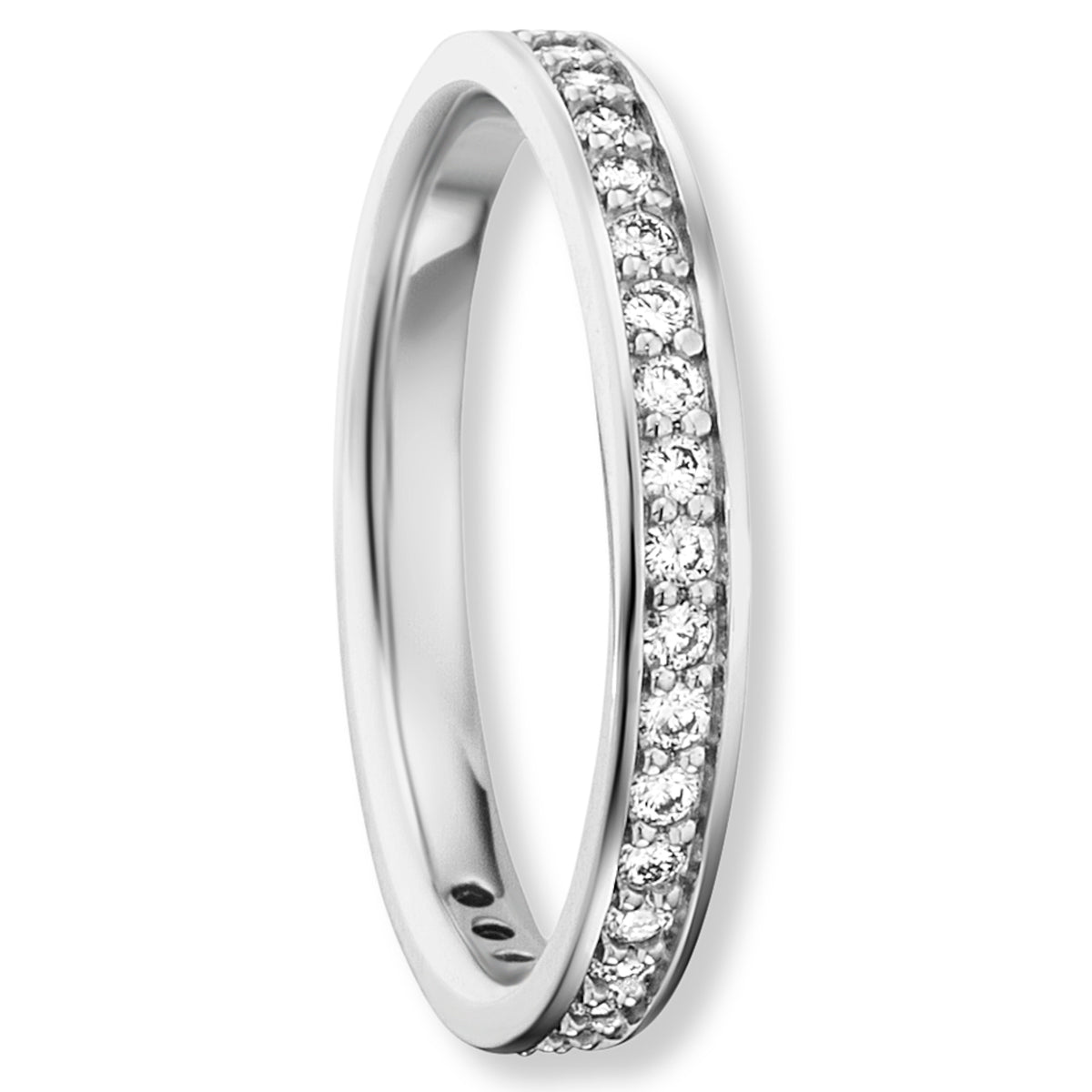0.25 ct Diamant Brillant Ring aus 585er Weißgold von ONE ELEMENT – Bild 1
