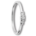 0.11 ct Diamant Brillant Ring aus 585er Weißgold von ONE ELEMENT – Bild 1