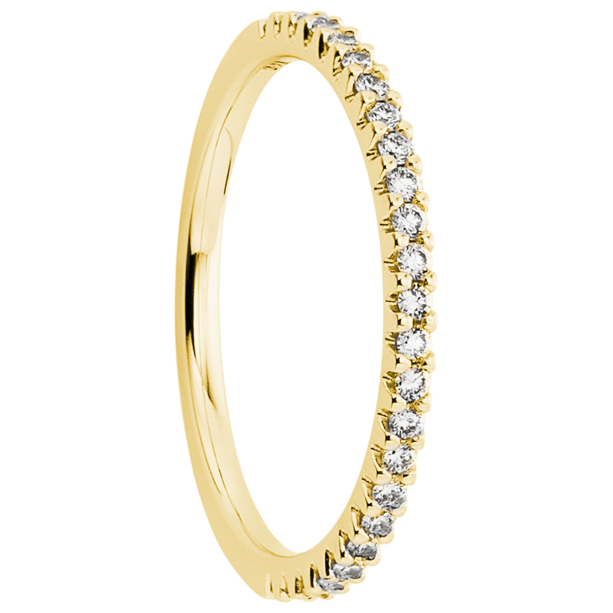 0.25 ct Diamant Brillant Ring aus 585er Gelbgold von ONE ELEMENT – Bild 1