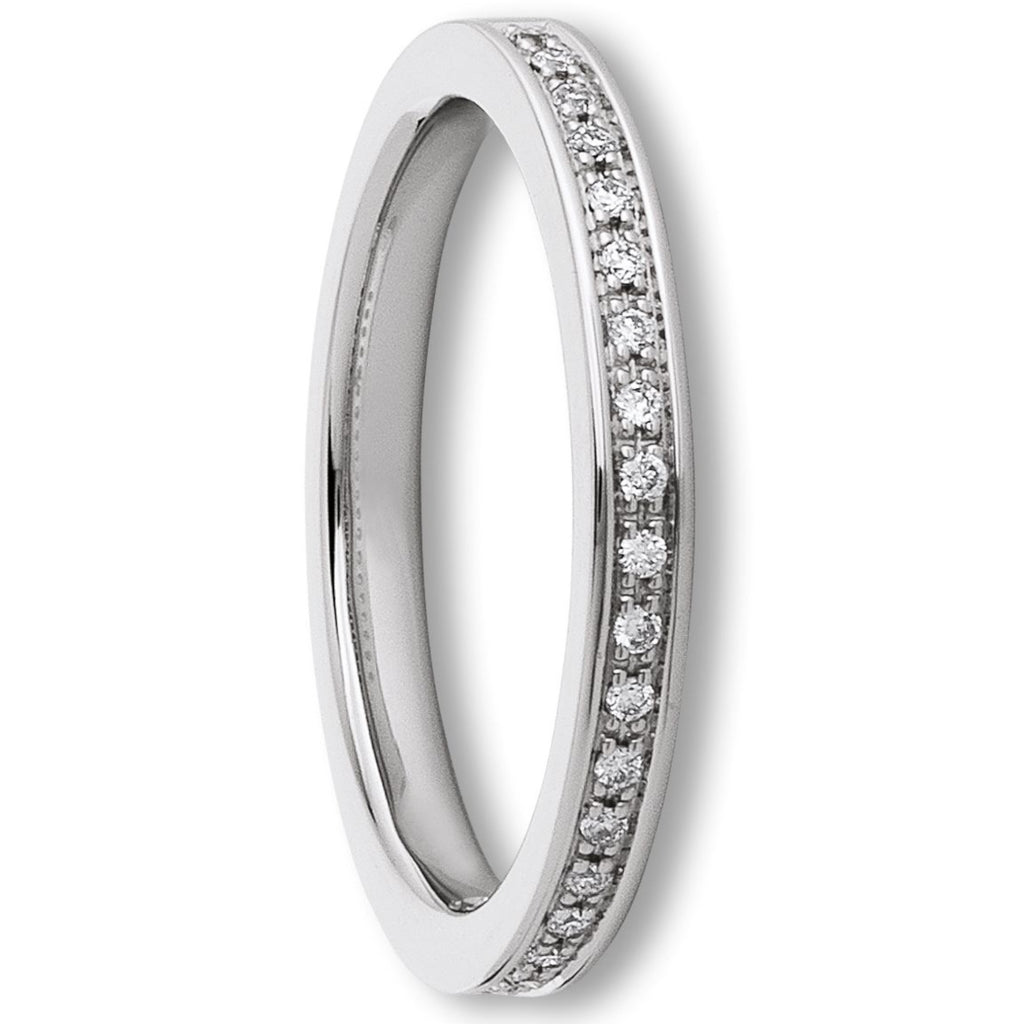 0.1 ct Diamant Brillant Ring aus 585er Weißgold von ONE ELEMENT – Bild 1