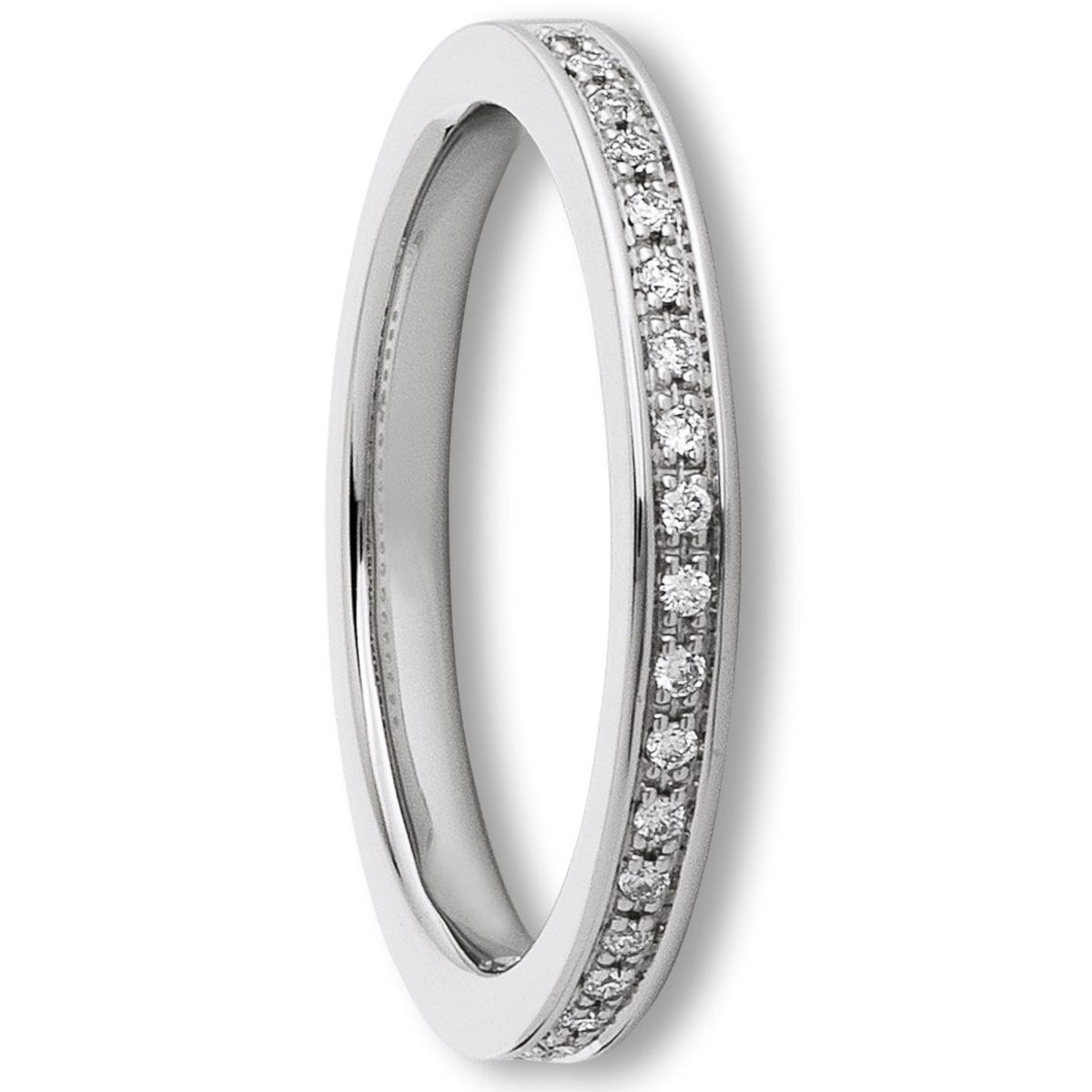 0.1 ct Diamant Brillant Ring aus 585er Weißgold von ONE ELEMENT – Bild 1