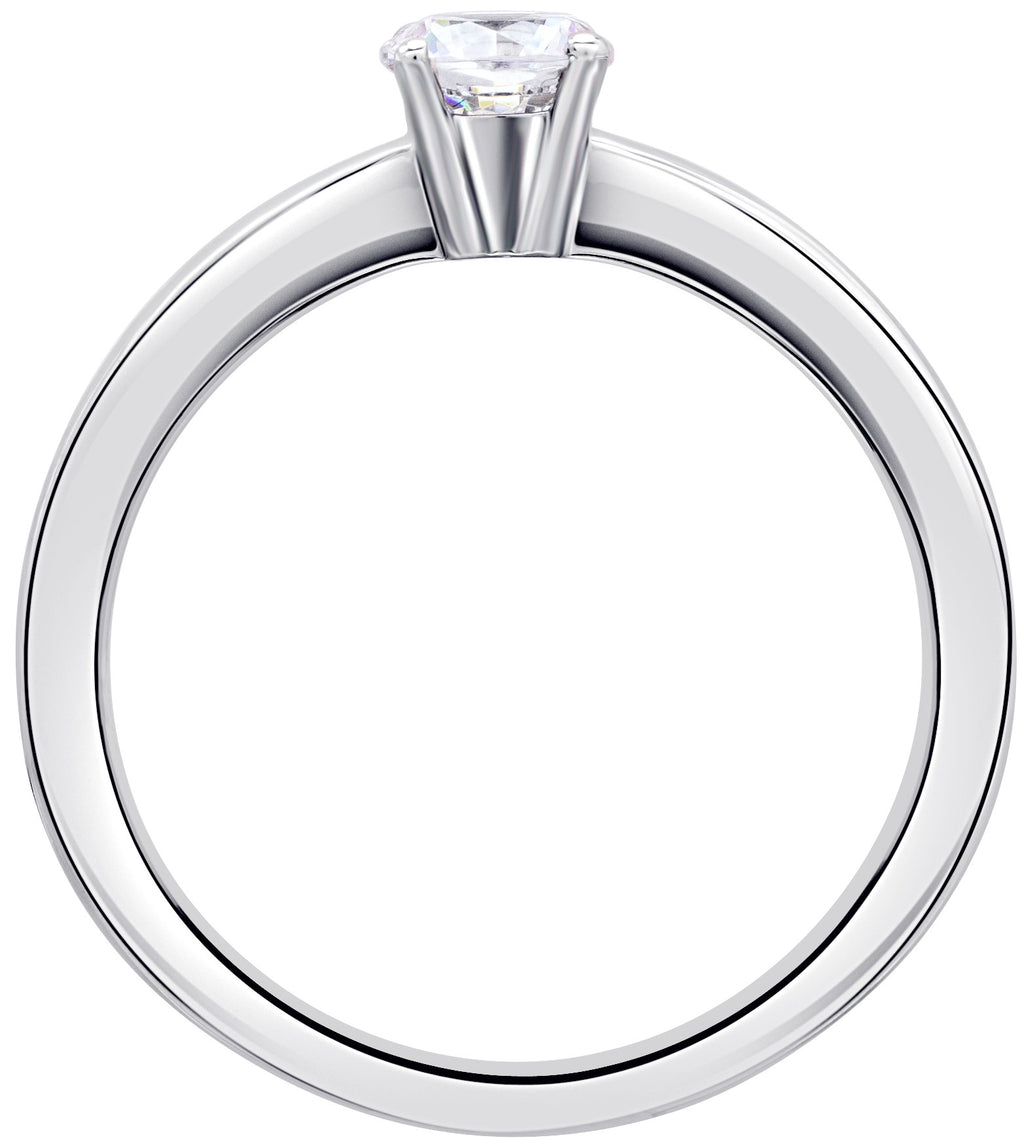 0.1 ct Diamant Brillant Ring aus 950 Platin von ONE ELEMENT – Bild 2
