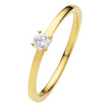 0.15 ct Diamant Brillant Ring aus 585er Gelbgold von ONE ELEMENT – Bild 1
