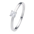 0.25 ct Diamant Brillant Ring aus 750er Weißgold von ONE ELEMENT – Bild 1