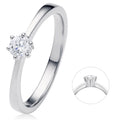 0.2 ct Diamant Brillant Ring aus 750er Weißgold von ONE ELEMENT – Bild 1