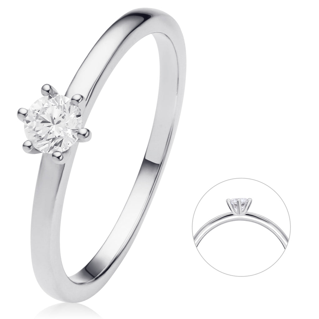 Diamantring aus 585 Weißgold, 0,25 ct von ONE ELEMENT