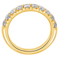 0.25 ct Diamant Brillant Memoire Ring aus 585er Gelbgold von ONE ELEMENT – Bild 1