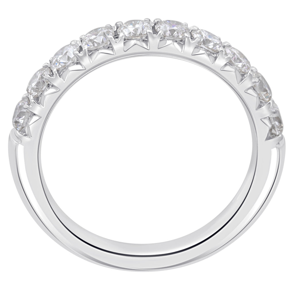 0.15 ct Diamant Brillant Memoire Ring aus 585er Weißgold von ONE ELEMENT – Bild 2