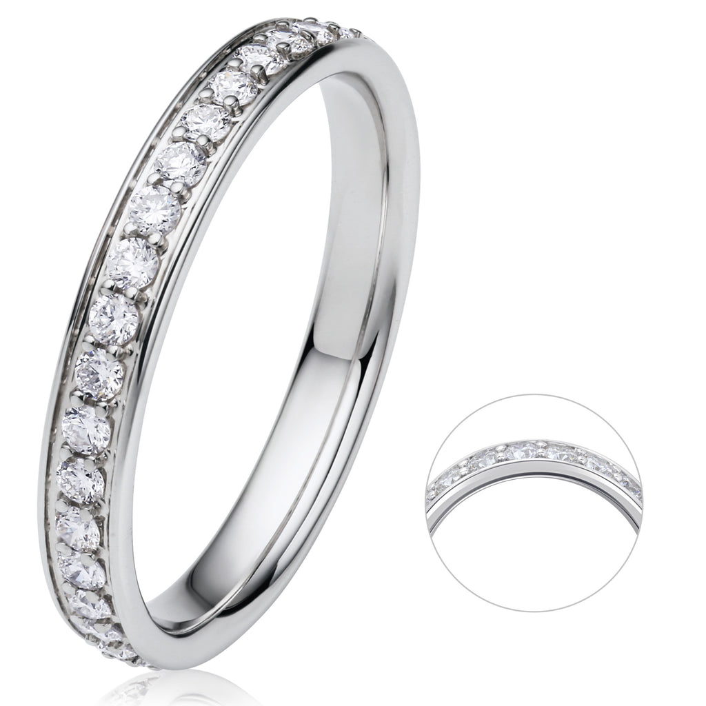 Memoire-Ring aus 585er Weißgold, 0,33 ct von ONE ELEMENT