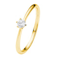 0.15 ct Diamant Brillant Ring aus 585er Gelbgold von ONE ELEMENT – Bild 1