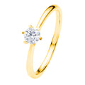 0.25 ct Diamant Brillant Ring aus 585er Gelbgold von ONE ELEMENT – Bild 1
