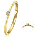 Diamantring aus 585er Gelbgold, 0,03 ct von ONE ELEMENT