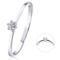 0,10 ct Diamant Brillant Ring aus 585er Weißgold von ONE ELEMENT – Bild 1
