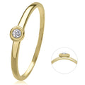 Diamantring aus 585er Gelbgold, 0,03 ct von ONE ELEMENT