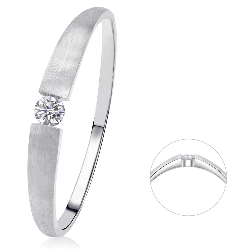 Diamantring aus 585er Weißgold, 0,03 ct von ONE ELEMENT