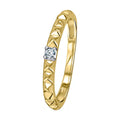 0,04 ct Diamant Brillant Ring aus 585er Gelbgold von ONE ELEMENT – Bild 1