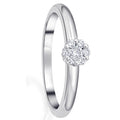 0.15 ct Diamant Brillant Ring aus 585er Weißgold von ONE ELEMENT – Bild 1