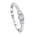 0.26 ct Diamant Brillant Ring aus 585er Weißgold von ONE ELEMENT – Bild 1