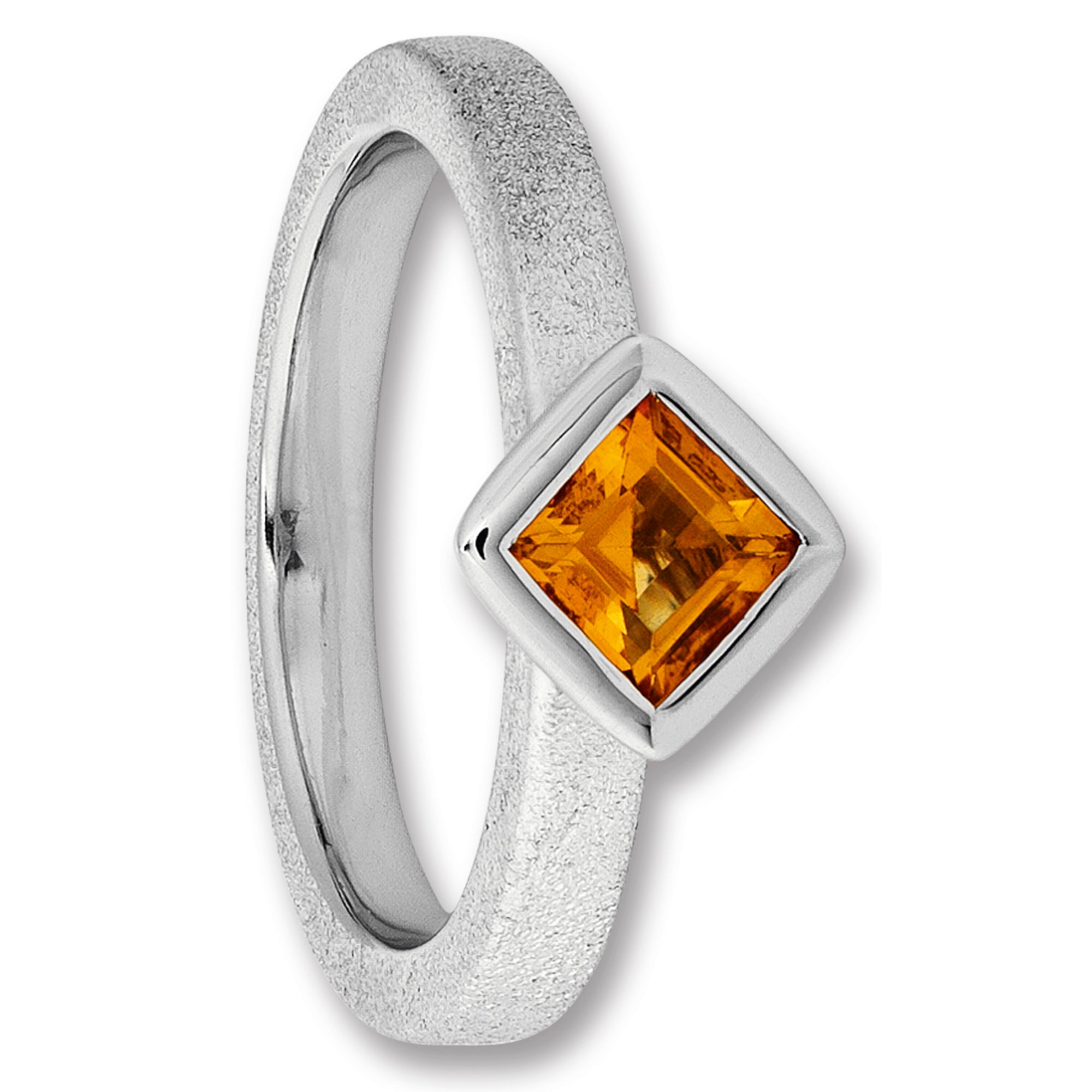 Citrin Ring aus 925er Silber von ONE ELEMENT – Bild 1