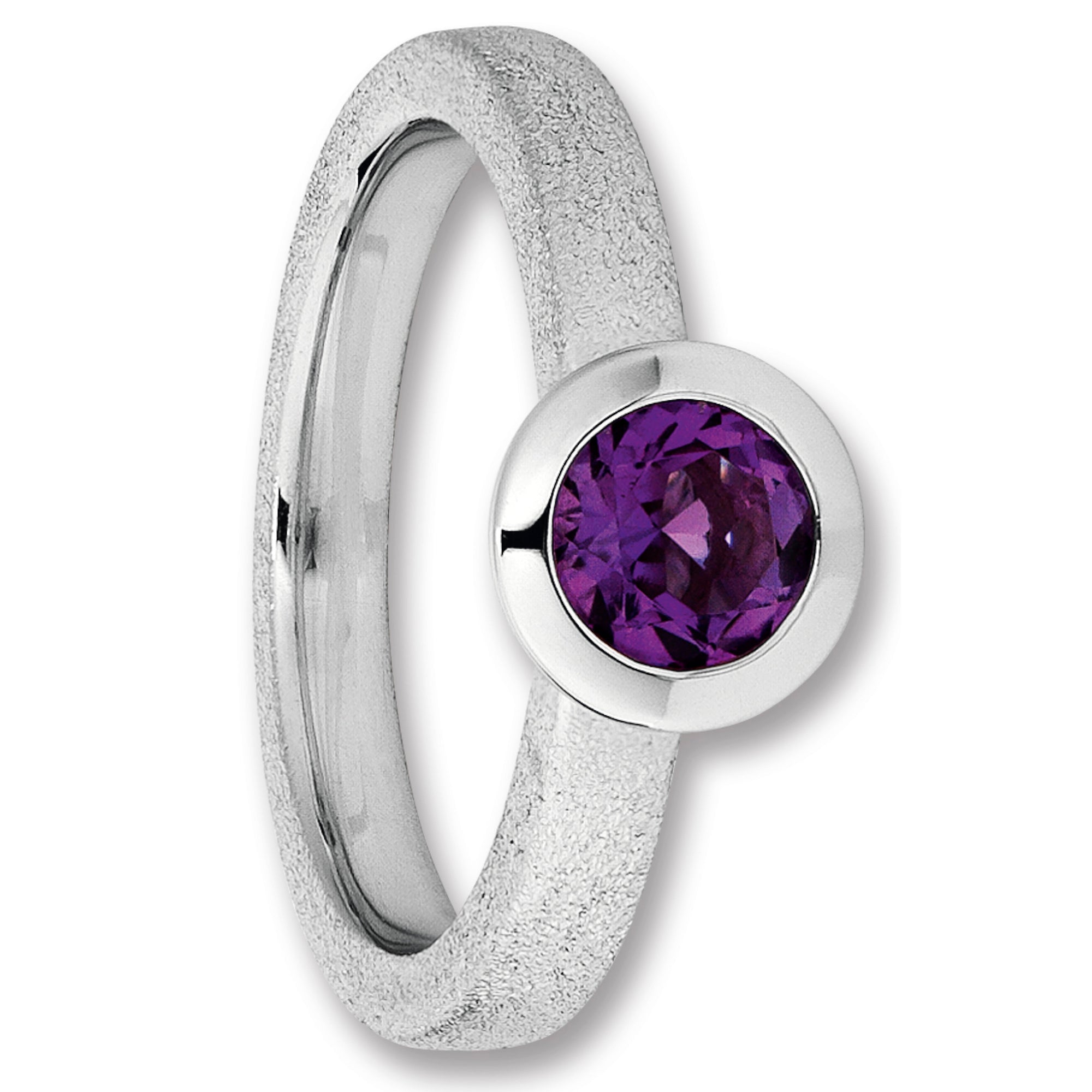 Amethyst Ring aus 925er Silber von ONE ELEMENT – Bild 1