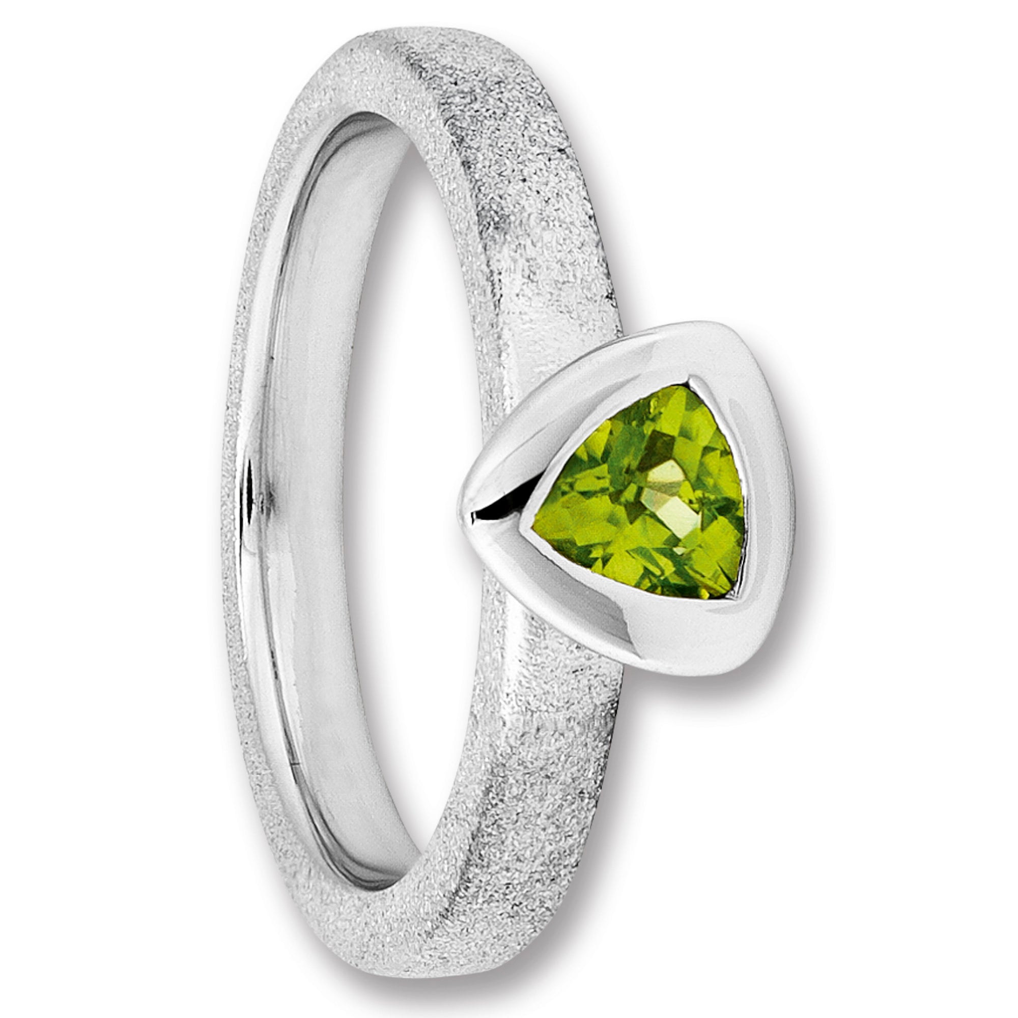 Peridot Ring aus 925er Silber von ONE ELEMENT – Bild 1