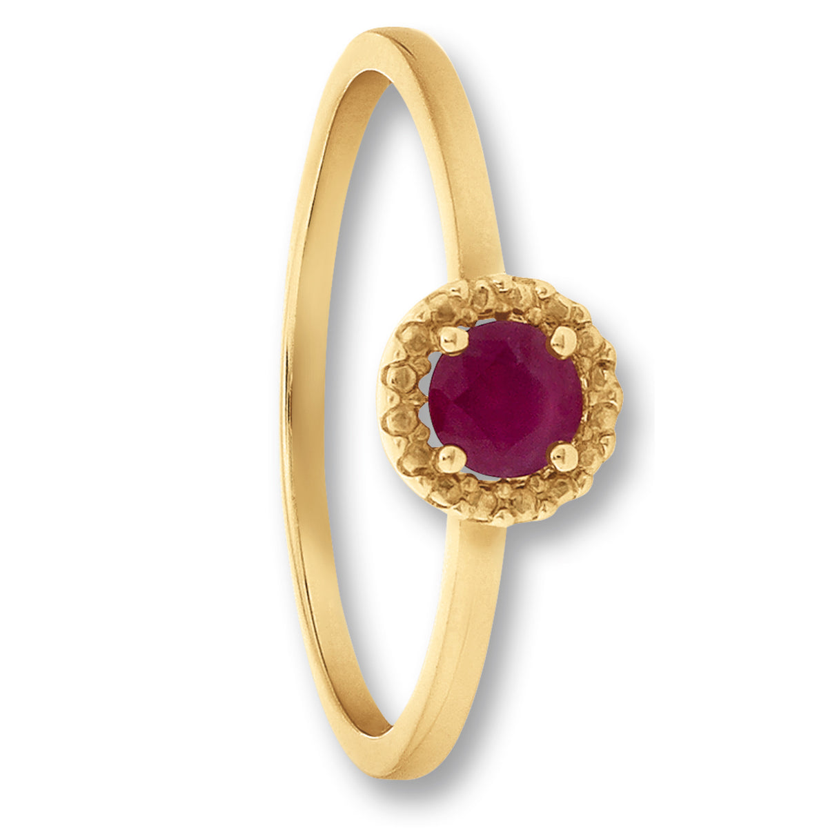 Rubin Ring aus 333er Gelbgold von ONE ELEMENT – Bild 1