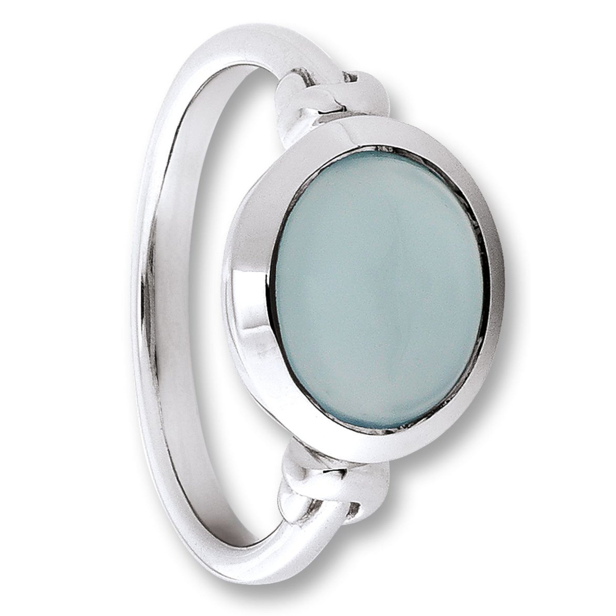Chalcedon Ring aus 925er Silber von ONE ELEMENT – Bild 1