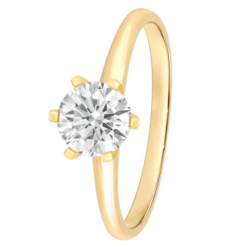 Ring aus 585 Gold mit 1 Lab Grown Diamant 1 ct von ONE ELEMENT – Bild 1