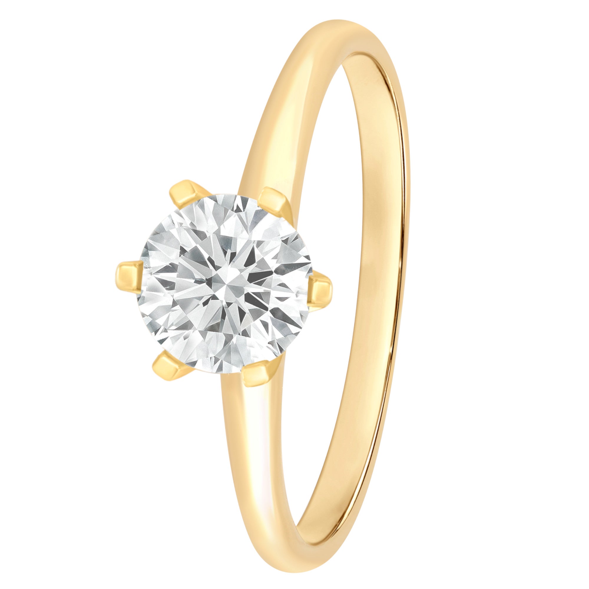 Ring aus 585 Gold mit 1 Lab Grown Diamant 1 ct von ONE ELEMENT – Bild 1