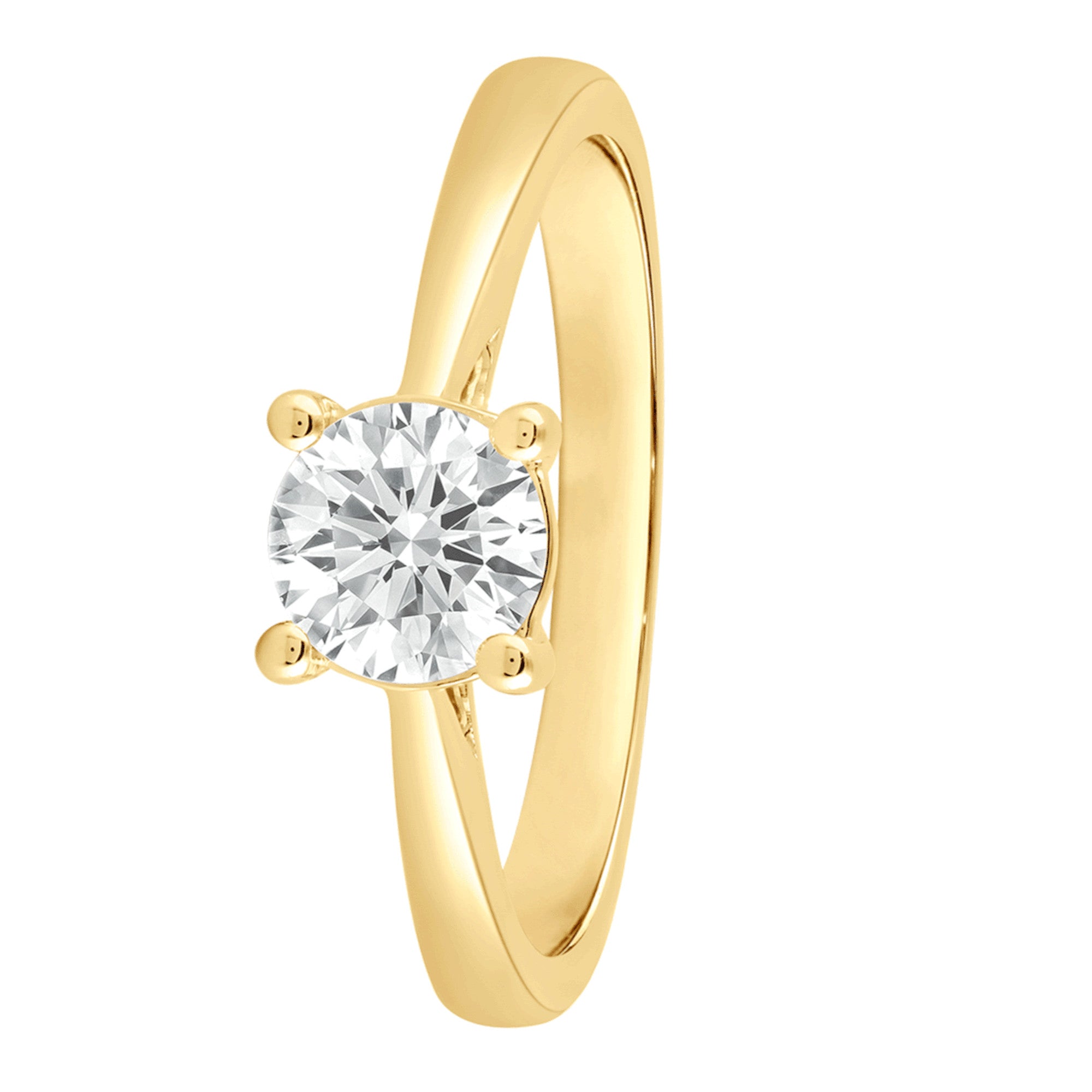 Diamantring aus 585er Gelbgold mit Lab-Grown-Diamant, 0,75 ct von ONE ELEMENT
