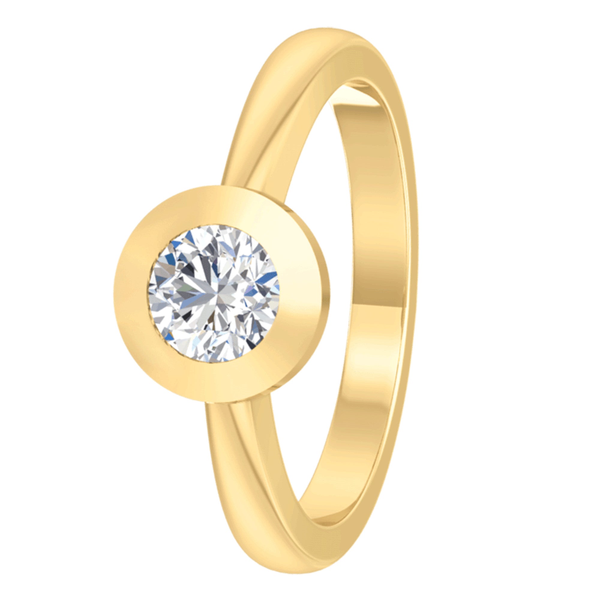 Diamantring aus 585er Gelbgold mit Lab-Grown-Diamant, 0,75 ct von ONE ELEMENT