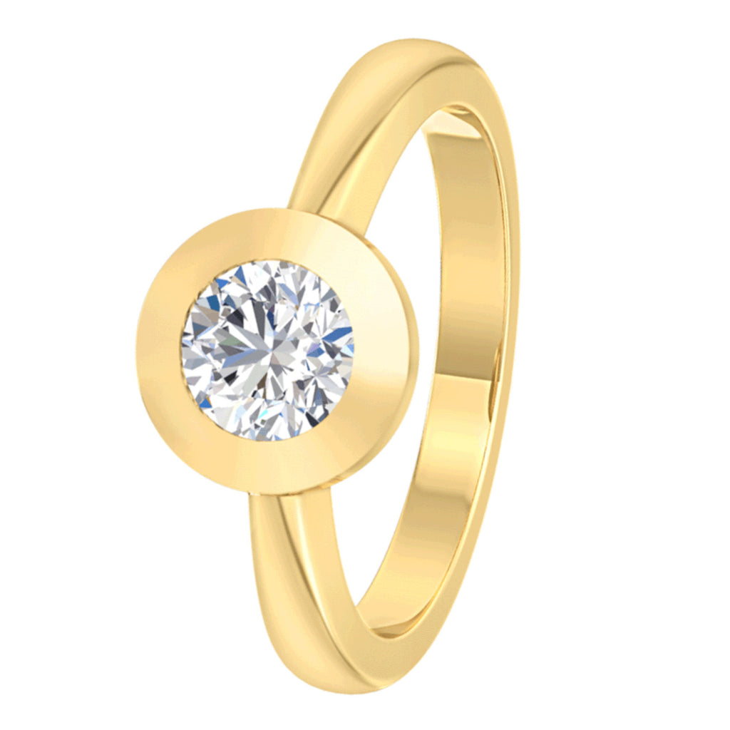 Diamantring aus 585er Gelbgold mit Lab-Grown-Diamant, 1 ct von ONE ELEMENT