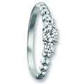Zirkonia Ring aus 333er Weißgold von ONE ELEMENT – Bild 1