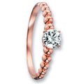 Zirkonia Ring 333er Roségold von ONE ELEMENT – Bild 1
