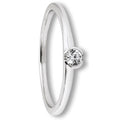 Zirkonia Ring aus 333er Weißgold von ONE ELEMENT – Bild 1