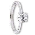 Zirkonia Ring aus 333er Weißgold von ONE ELEMENT – Bild 1