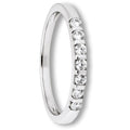 Zirkonia Ring aus 333er Weißgold von ONE ELEMENT – Bild 1