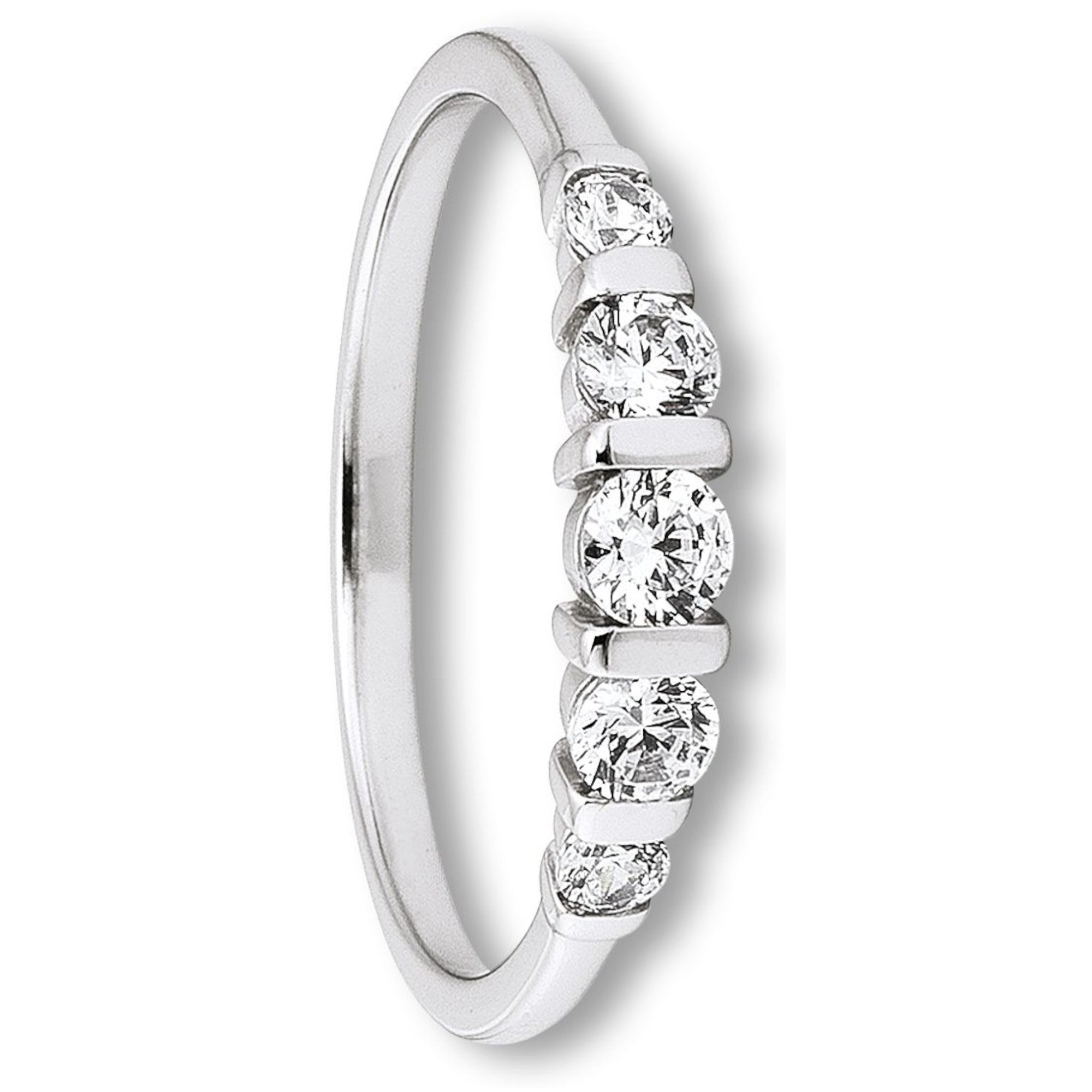 Zirkonia Ring aus 925er Silber von ONE ELEMENT – Bild 1