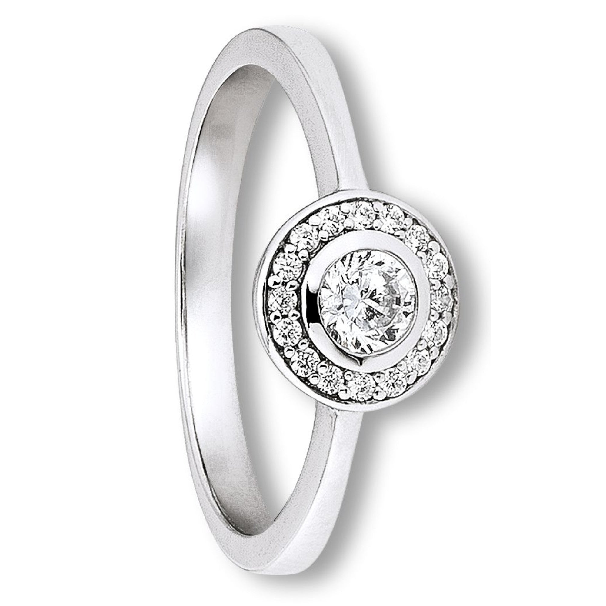 Zirkonia Ring aus 925er Silber von ONE ELEMENT – Bild 1