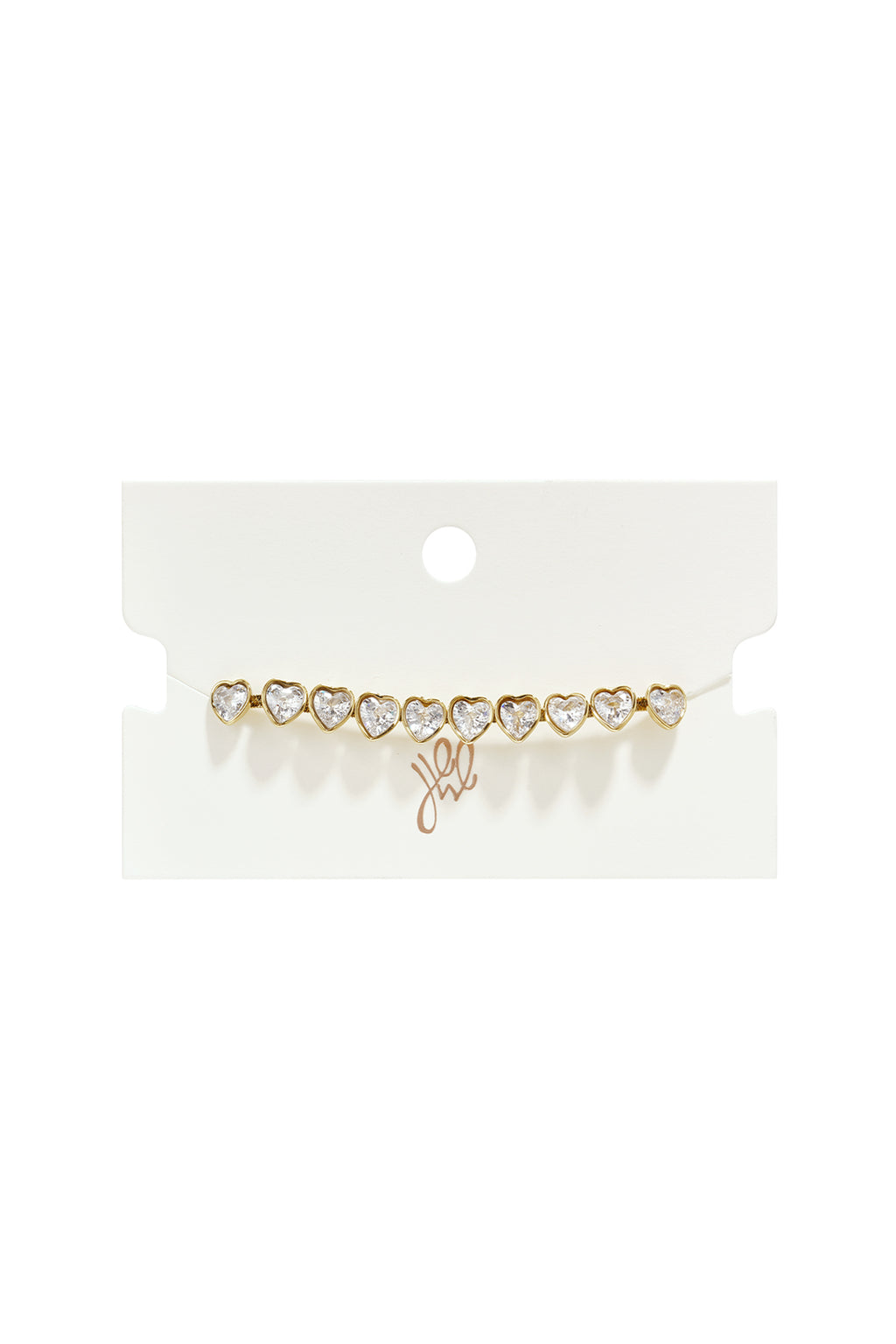 Edelstahl-Kettenarmband Herz, schlichte Alltagsserie, Damenschmuck